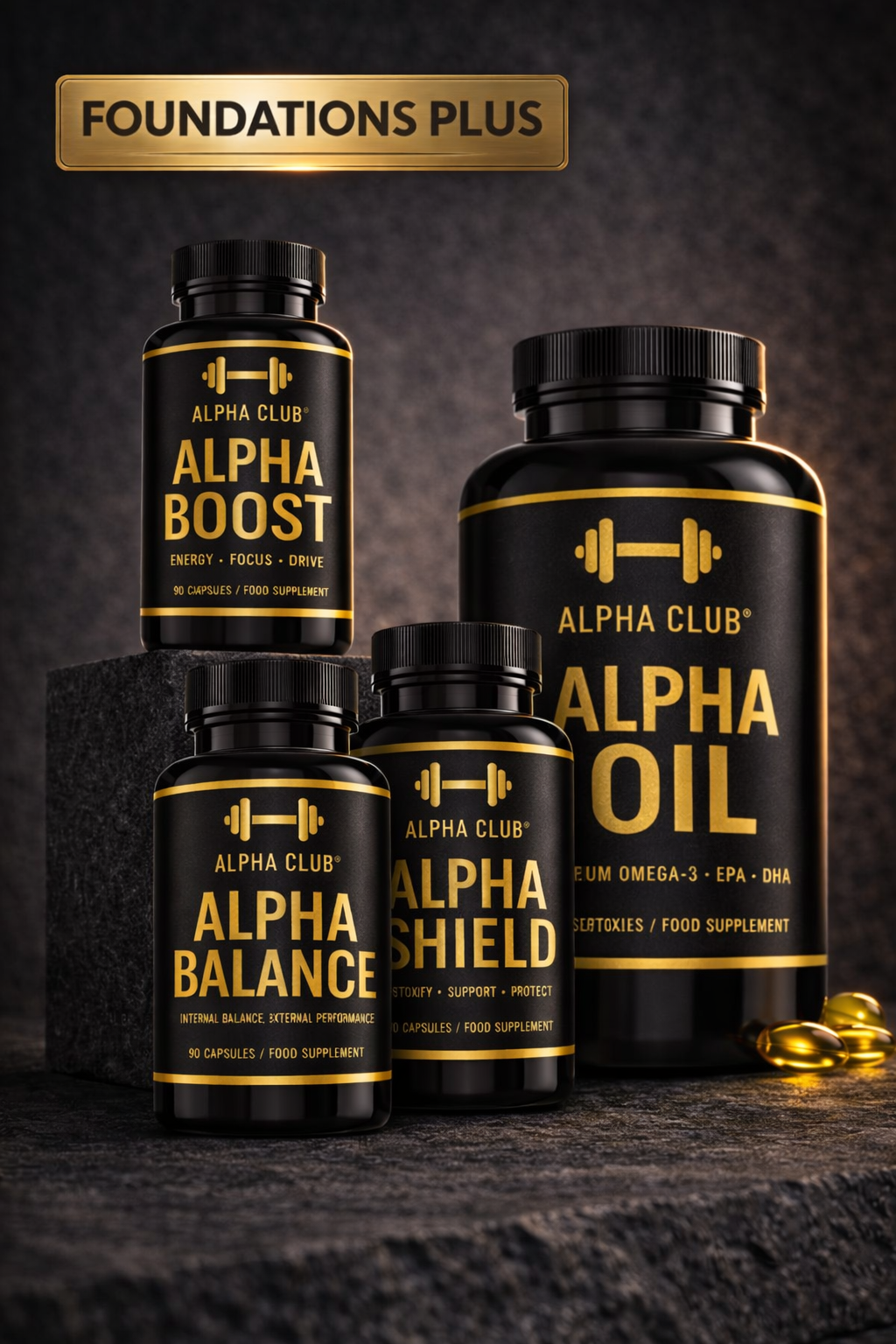 Foundations Stack Plus + | Added Premium Omega 3